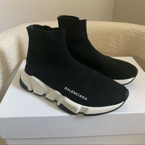 Balenciaga Speed Sock Sneaker! Black SZ 37!!